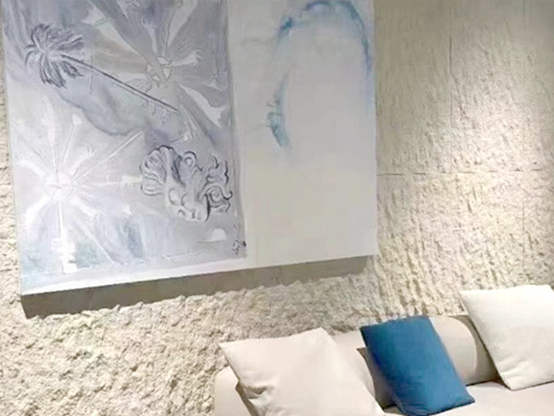 Wandpaneele aus weichem Stein