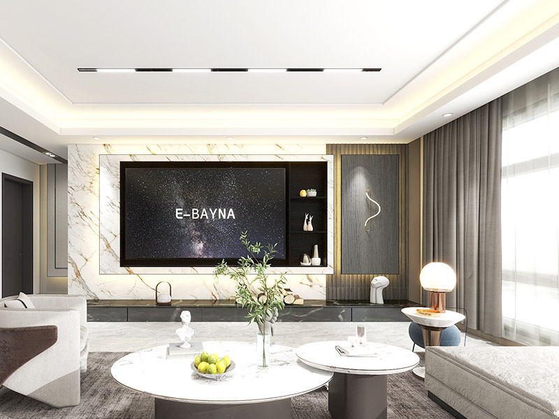 Wandpaneele aus PVC-Marmor