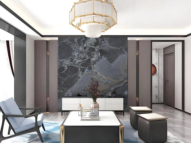 Wandpaneele aus PVC-Marmor