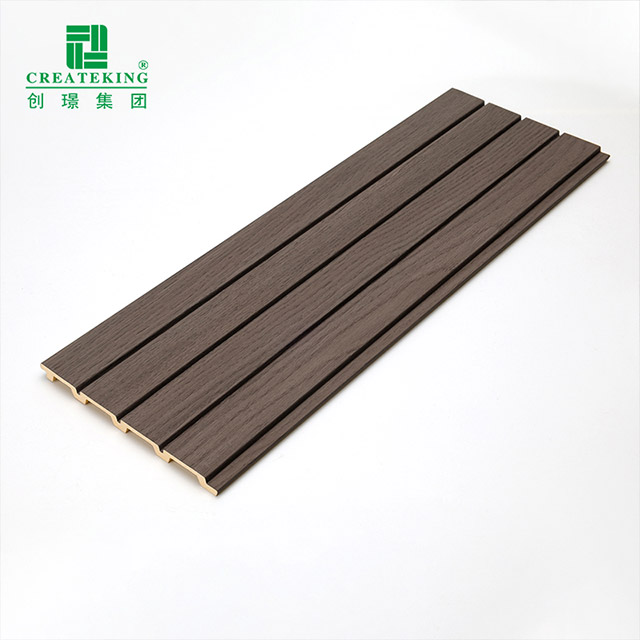 170 * 11 mm geriffelte PVC-Wandpaneele in Holzoptik