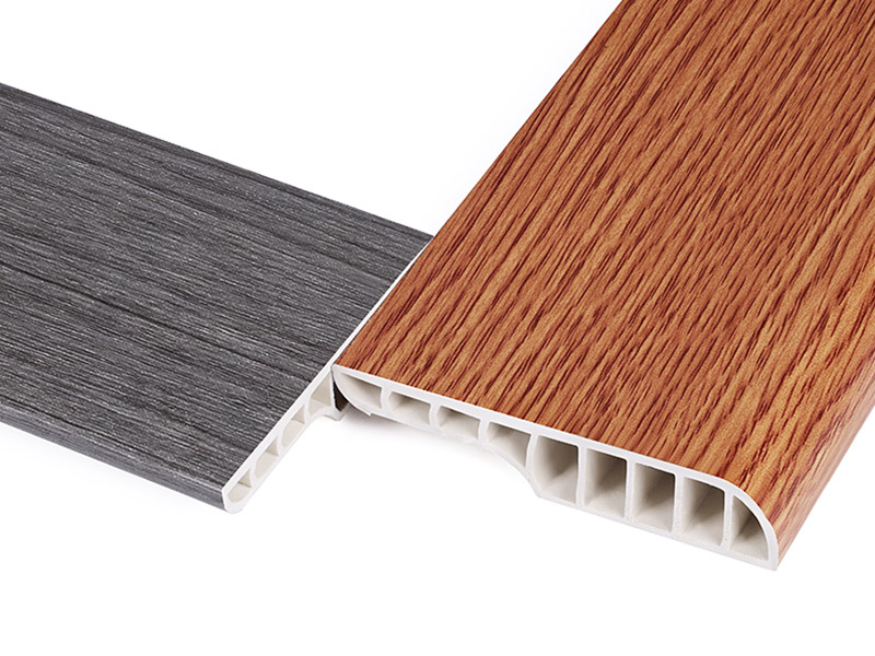 70*13mm PVC-Bleistift-runde Fu&szlig;leiste