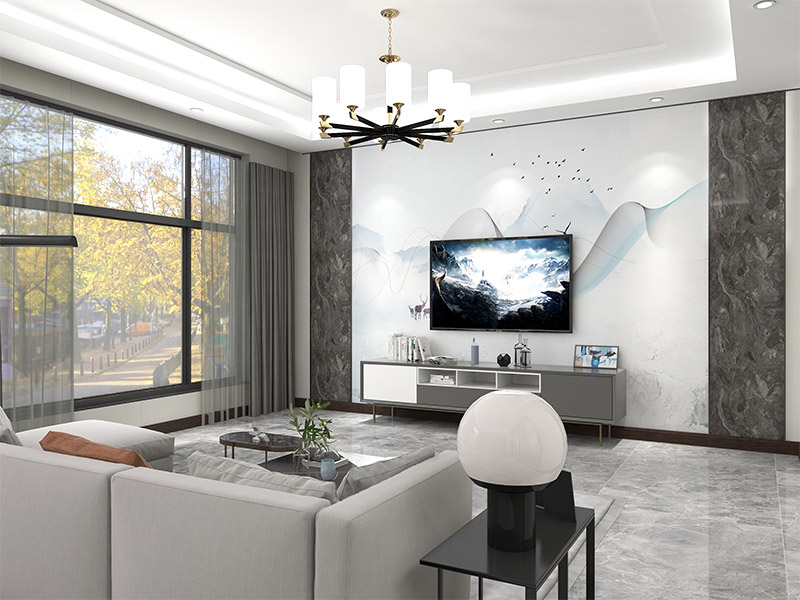 Wie dekorieren Sie Ihre TV-Hintergrundwand?