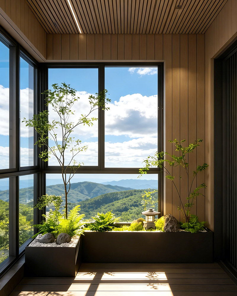 WPC-Wandpaneele werden an Balkonw&auml;nden eingesetzt