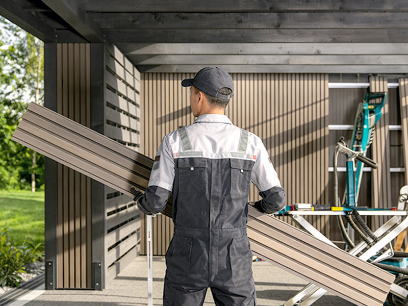 Wie werden WPC-Panels installiert?