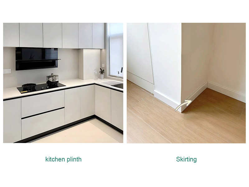 Was ist der Unterschied zwischen einem Küchensockel und einer Sockelleiste?