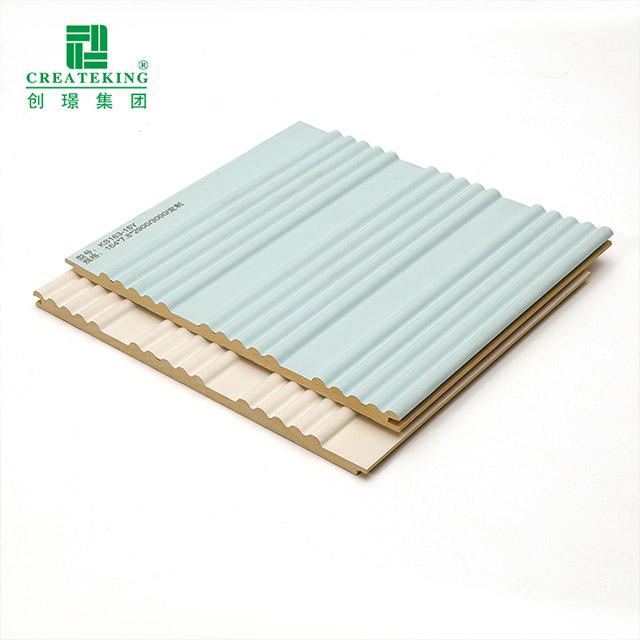 164 * 7,8 mm gebogenes massives geriffeltes Wandpaneel