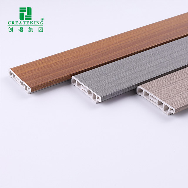 60 * 15 mm PVC-Sockelleiste mit Holzmaserung