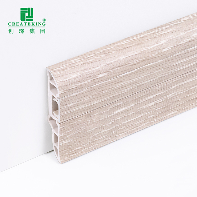 50 * 12 mm PVC-Fußleiste mit versteckten Nägeln