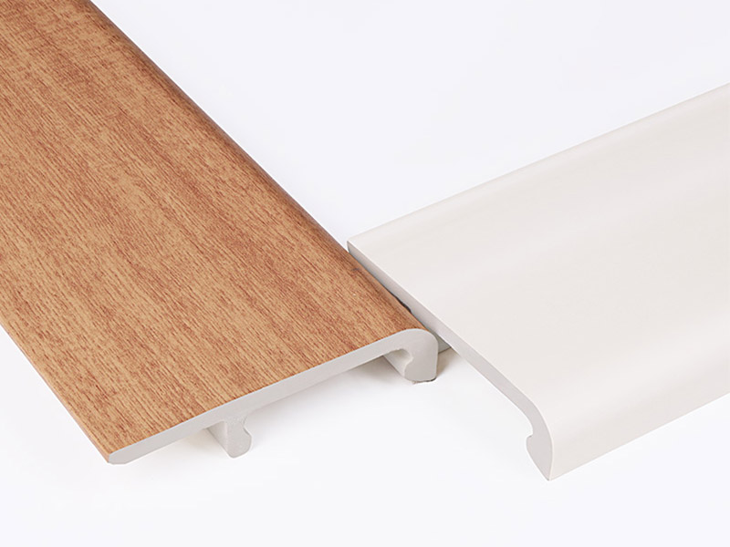 75 x 15 mm PVC-Sockelleisten zum Aufstecken