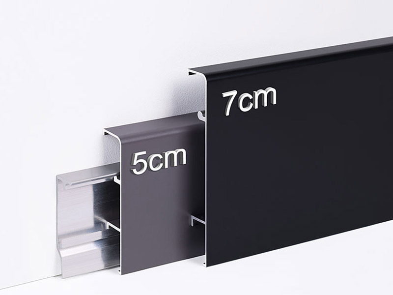 70*9mm Metall-Fu&szlig;leiste