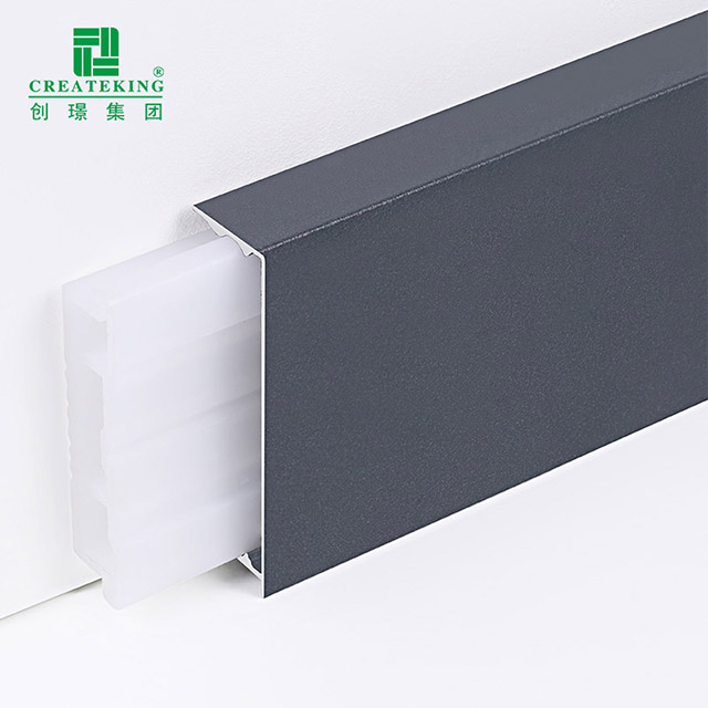 39,7 x 11,7 mm große Fußleiste aus Aluminiumlegierung