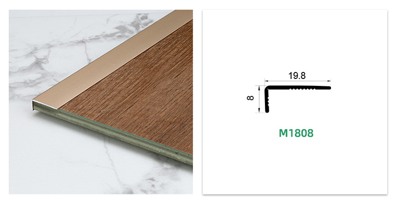 L-f&ouml;rmiger Boden&uuml;bergangsstreifen