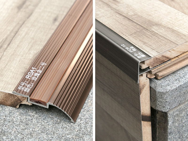 Treppenkantenstreifen aus Aluminiumlegierung