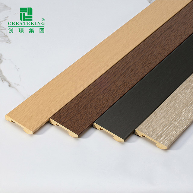 60 * 12 mm massive PVC-Sockelleisten zum Aufstecken