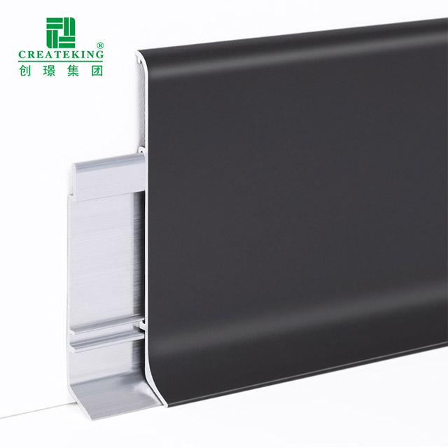 80 * 11 mm Aluminium-Bodensockelleisten