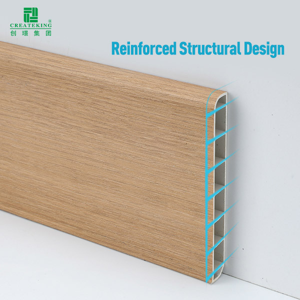 100*12mm Stein-Kunststoff-Verbund-Fußleiste