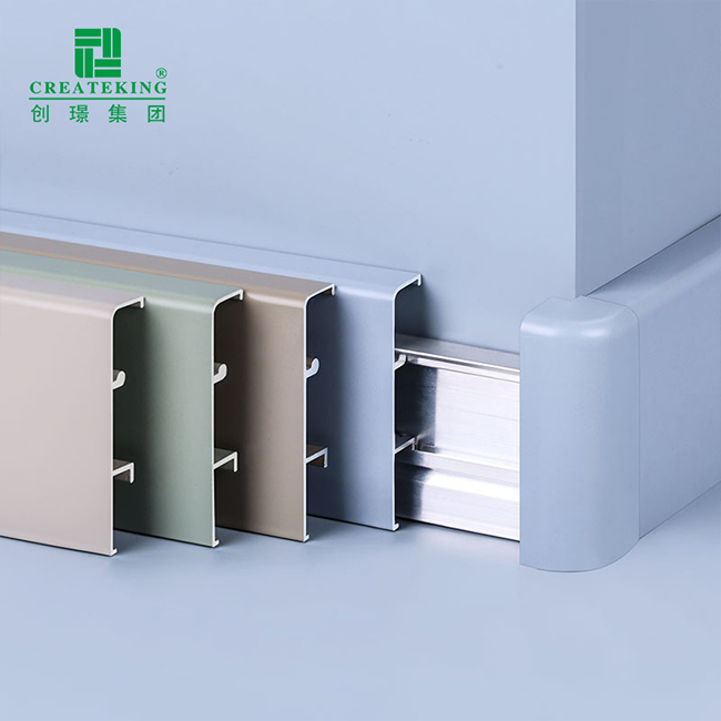 China Hersteller OEM wartungsfreundliches Aluminium-Sockelprofil