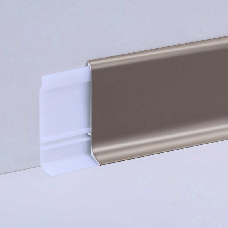 Wand-Boden-Sockelleiste aus Metall