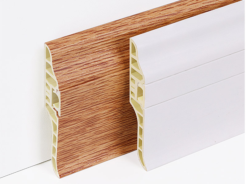 68 * 17 mm PVC-Fu&szlig;leiste mit versteckten N&auml;geln