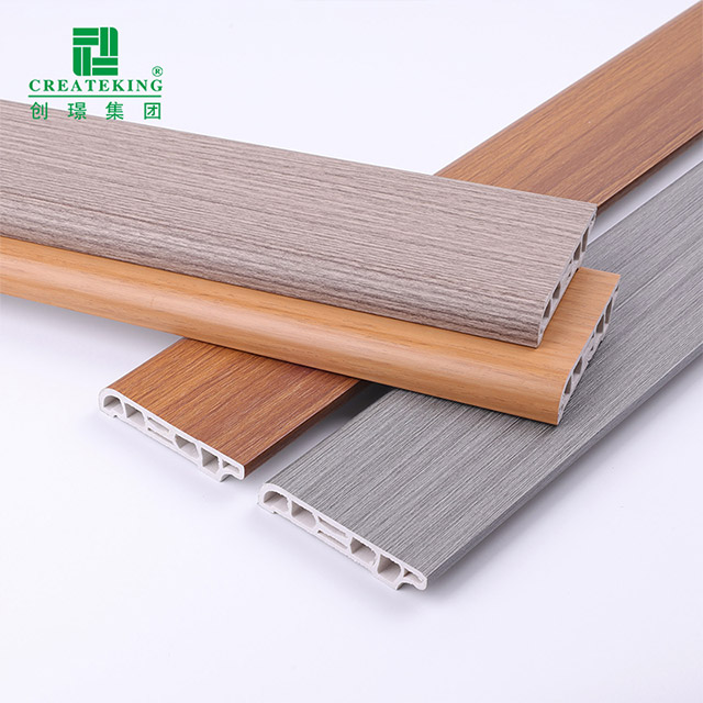 60 * 15 mm PVC-Sockelleiste mit Holzmaserung
