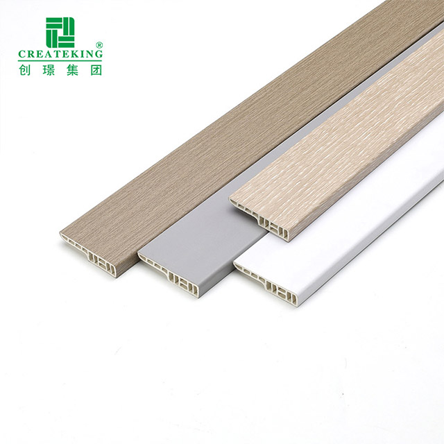 60 * 12 mm wasserdichte SPC-Sockelleiste