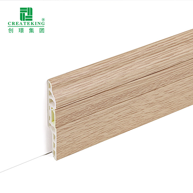 80 * 14 mm PVC-Sockelleisten mit versteckten Nägeln