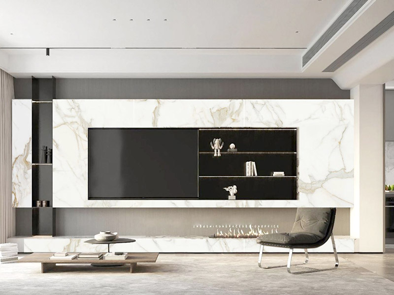 Wandpaneele aus PVC-Marmor