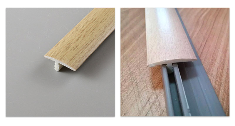 25 * 8 mm T-f&ouml;rmiger PVC-Boden&uuml;bergangsstreifen
