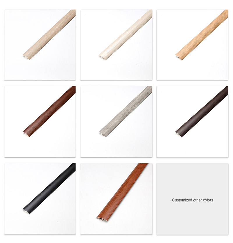 28 x 5 mm PVC-Bodenbelag-Reduzierst&uuml;ck mit Holzmaserung