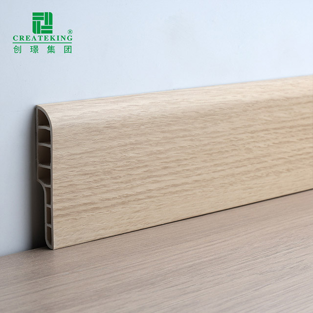 70 * 12 mm PVC-Bleistift-Sockelleiste