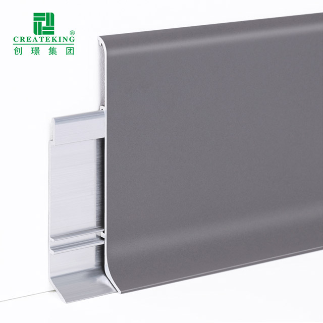 80 * 11 mm Aluminium-Bodensockelleisten