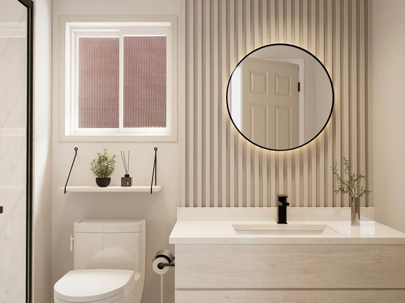 Welche Art von Verkleidung kann in einem Badezimmer verwendet werden?