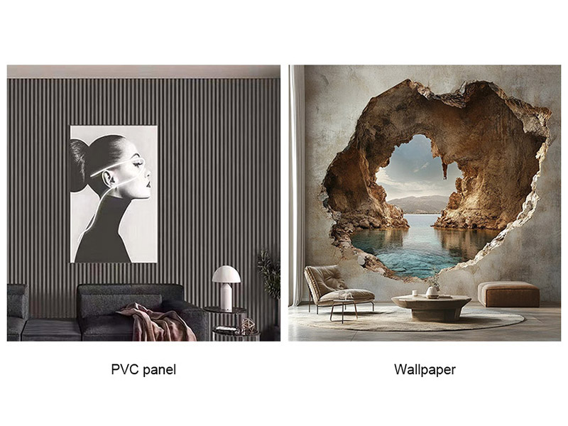 Was ist besser: PVC-Platte oder Tapete?