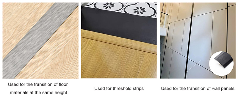 Bodenrandstreifen in T-Form aus PVC