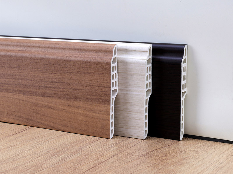 95 * 16 mm PVC-Lammzungen-Sockelleiste