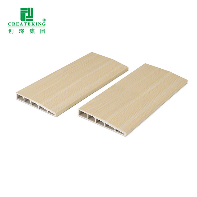 100 x 15 mm abgeschrägte PVC-Sockelleiste