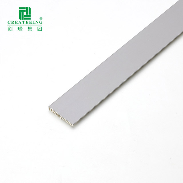 60 * 12 mm wasserdichte SPC-Sockelleiste