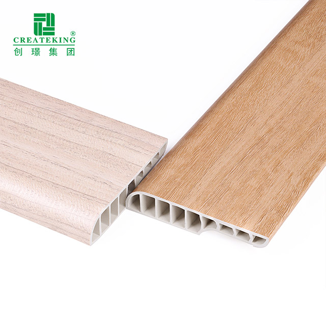 75 * 15 mm PVC-Bleistift-Sockelleiste