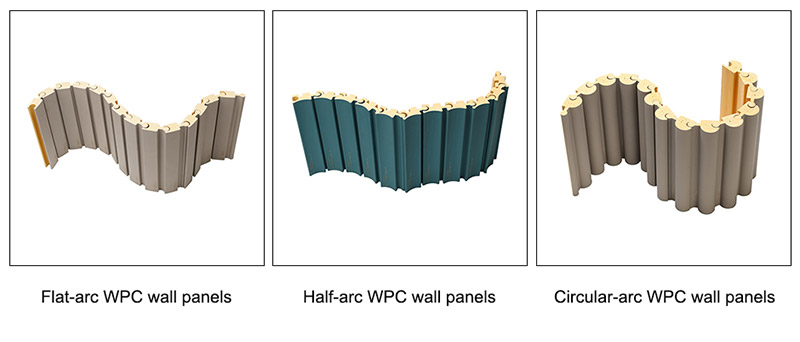 Segmentierte WPC-Streifenwandpaneele