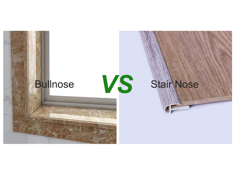 Was ist der Unterschied zwischen Bullnose und Stair Nose?