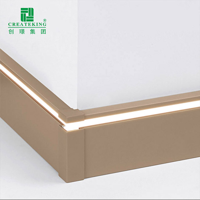 80 * 9 mm LED-Sockelleiste aus Aluminiumlegierung