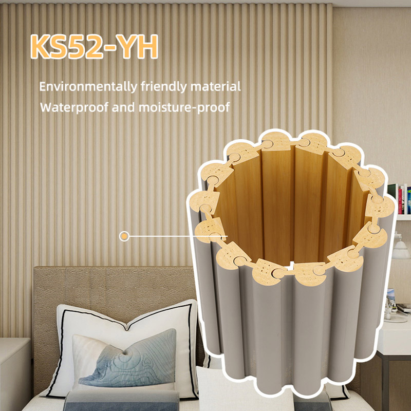 Halbrunde PVC-Verkleidung