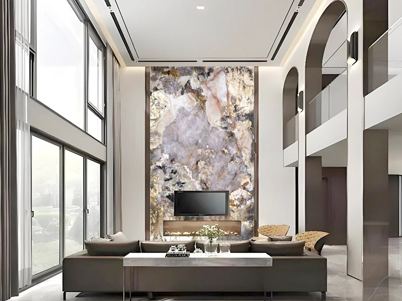 Wandpaneele aus PVC-Marmor