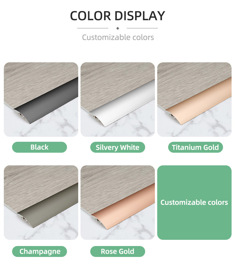 Universeller Boden&uuml;bergangsstreifen aus Aluminiumlegierung