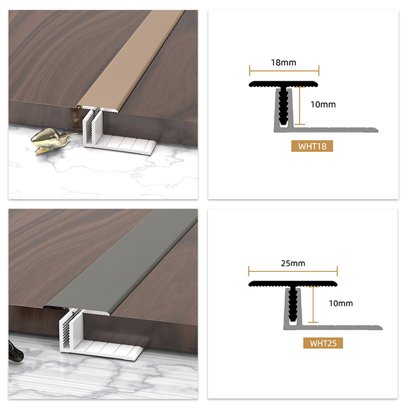 25 * 11,3 mm T-förmige Bodenleisten aus Aluminiumlegierung
