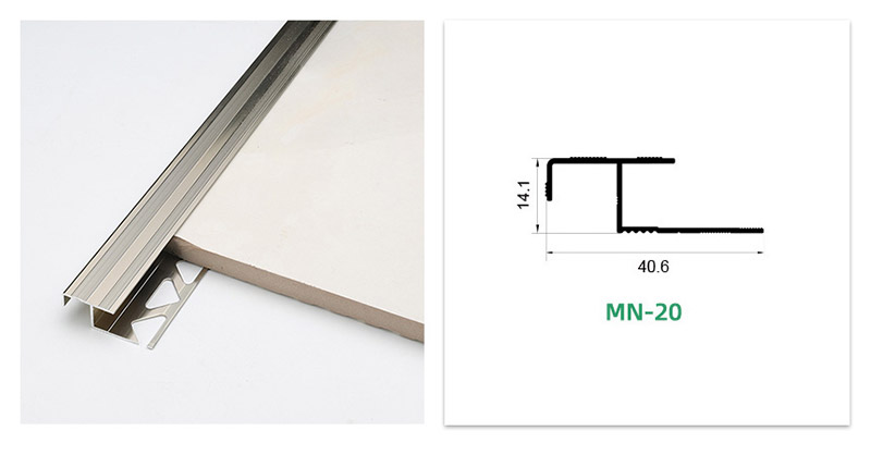 Treppenkantenprofile aus Aluminium