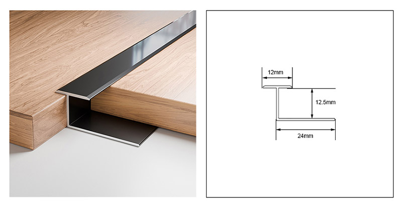 T-f&ouml;rmiger Randbesatz