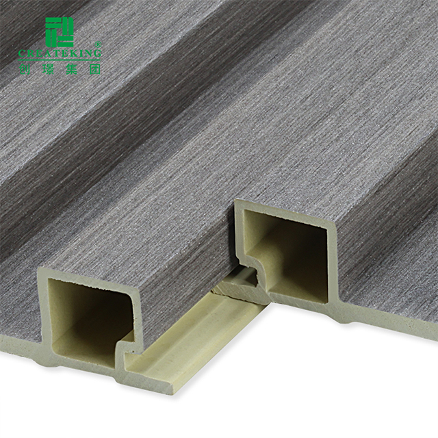 China Hersteller Heißer Verkauf Holz Textur Oberfläche Innen WPC Wandpaneel