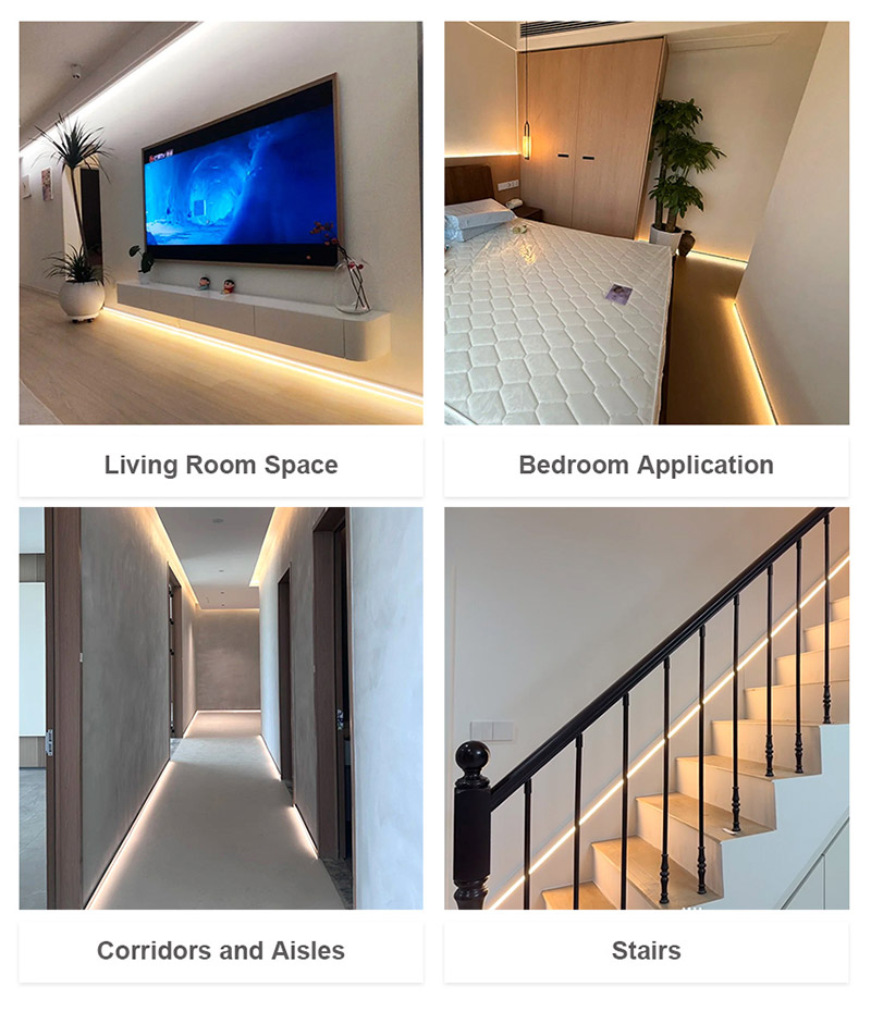 LED-Licht-Sockelleiste