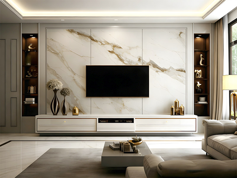 Installieren Sie Wandpaneele aus Carbonkristall